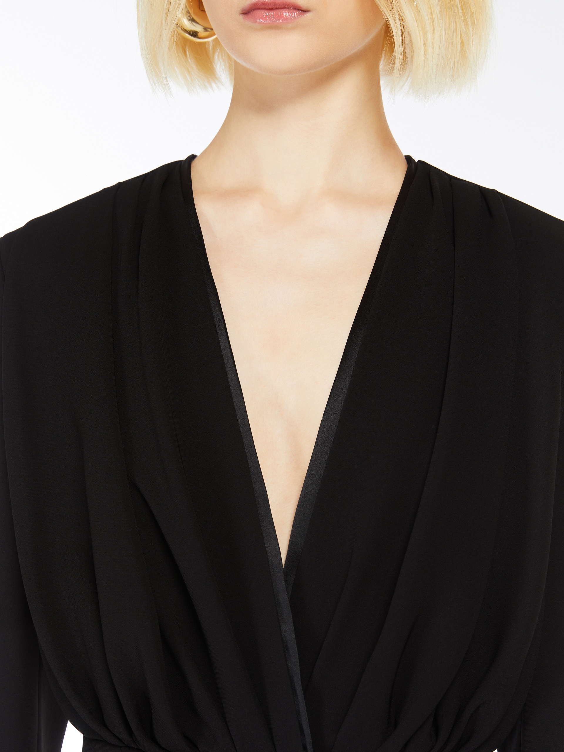 GRADI Draped crêpe jacket - 5