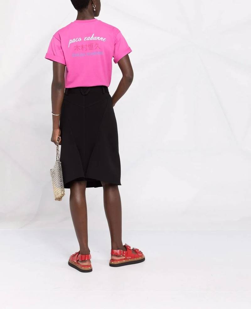 rabanne x Kimura Tsunehisa crewneck T-shirt outlook