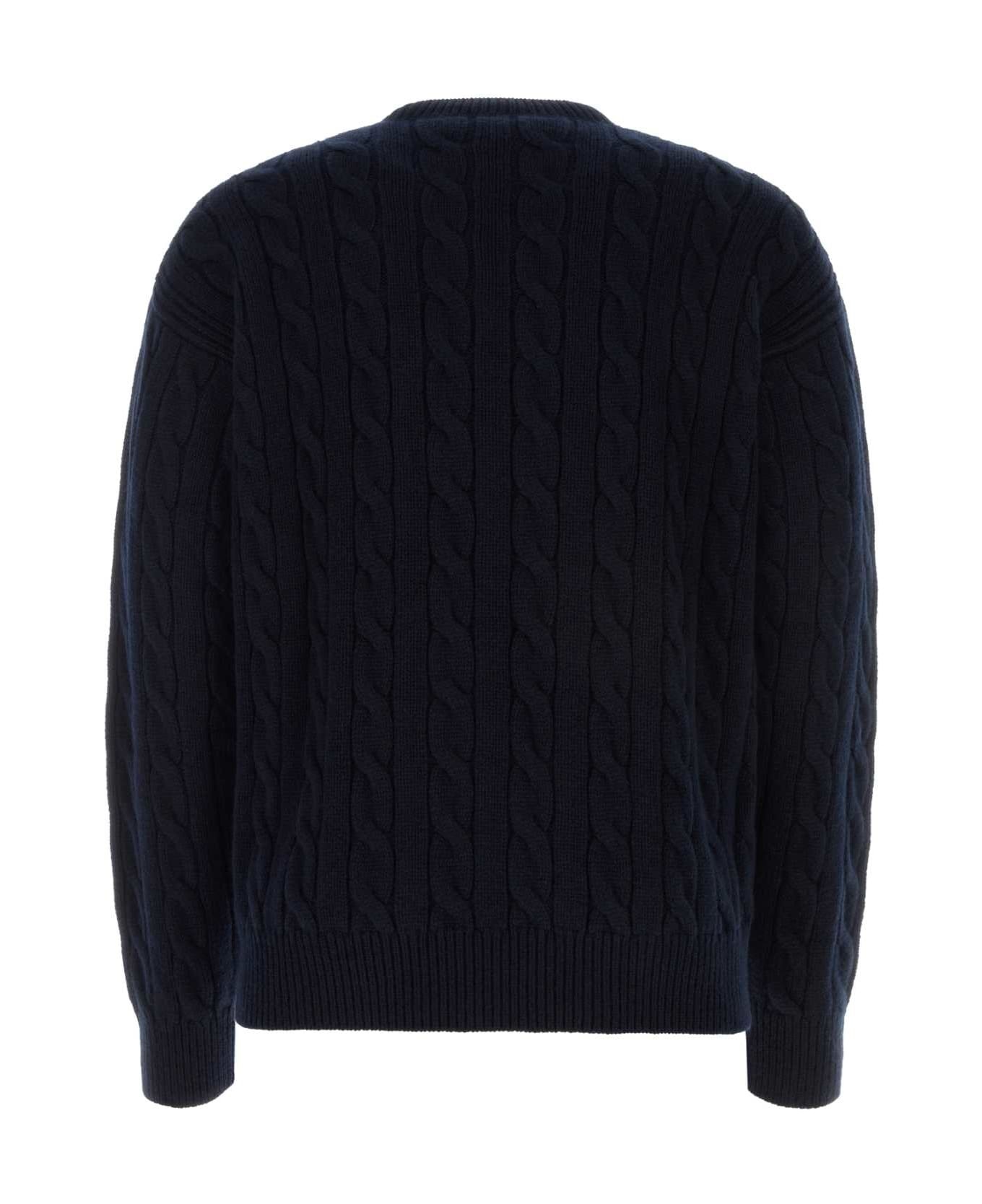 Midnight Blue Cashmere Sweater - 2