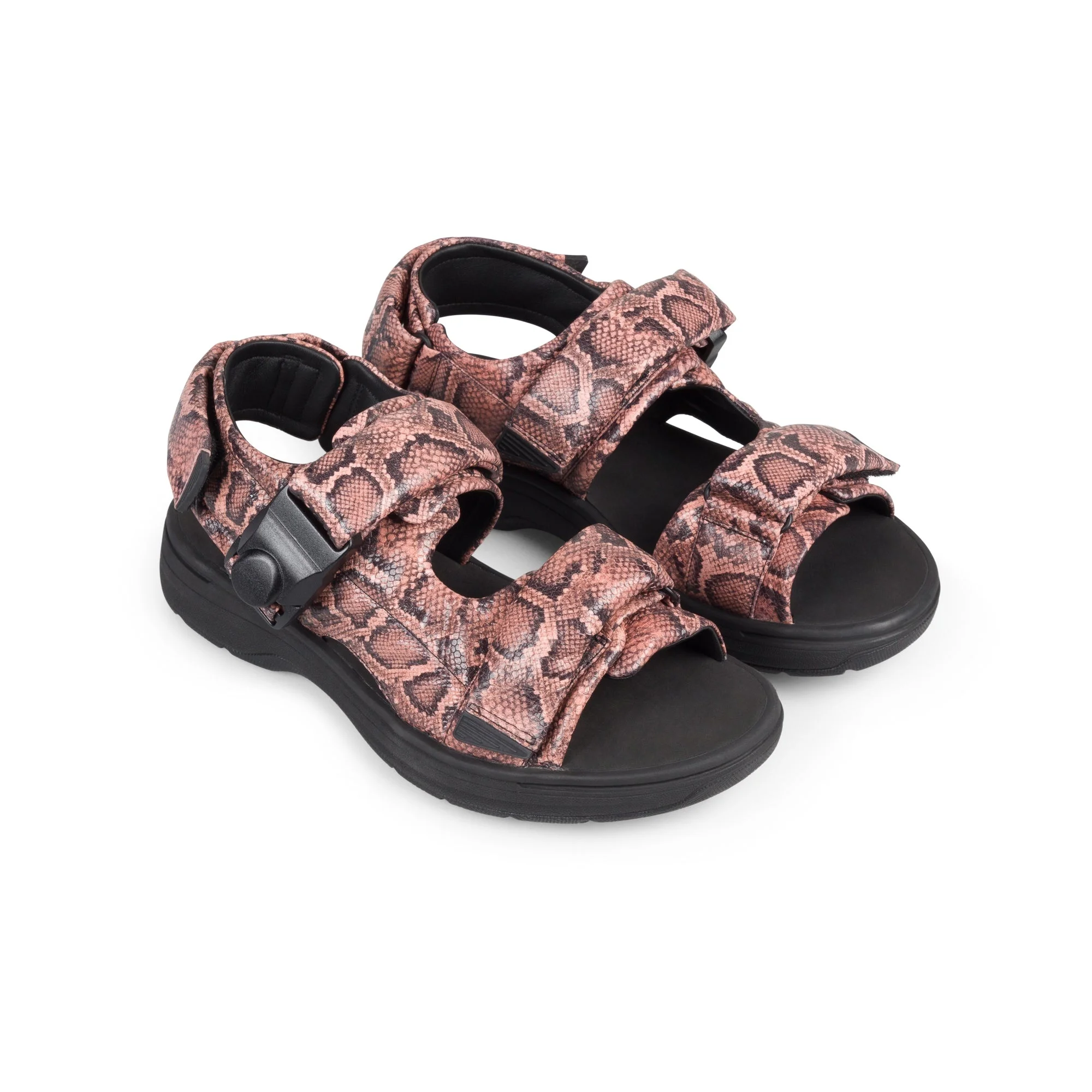 Martine Rose X Clarks Snake-Print Recycled-Polyester Men's Sandal Pink - 1