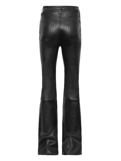 FRAME The Slim Stacked leather trousers outlook