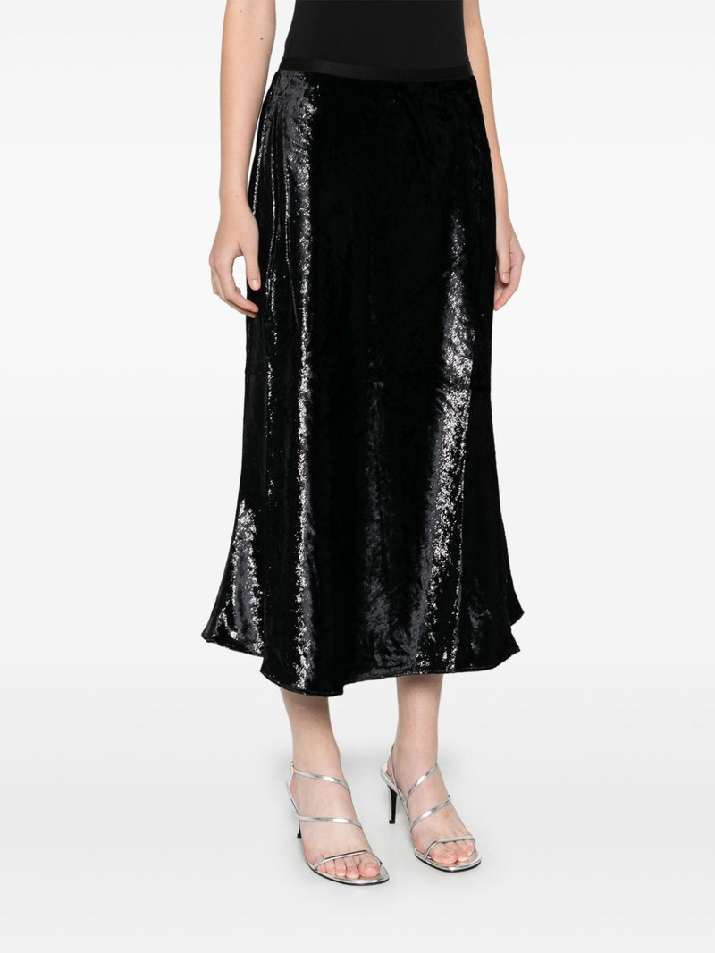 lamé midi skirt 3