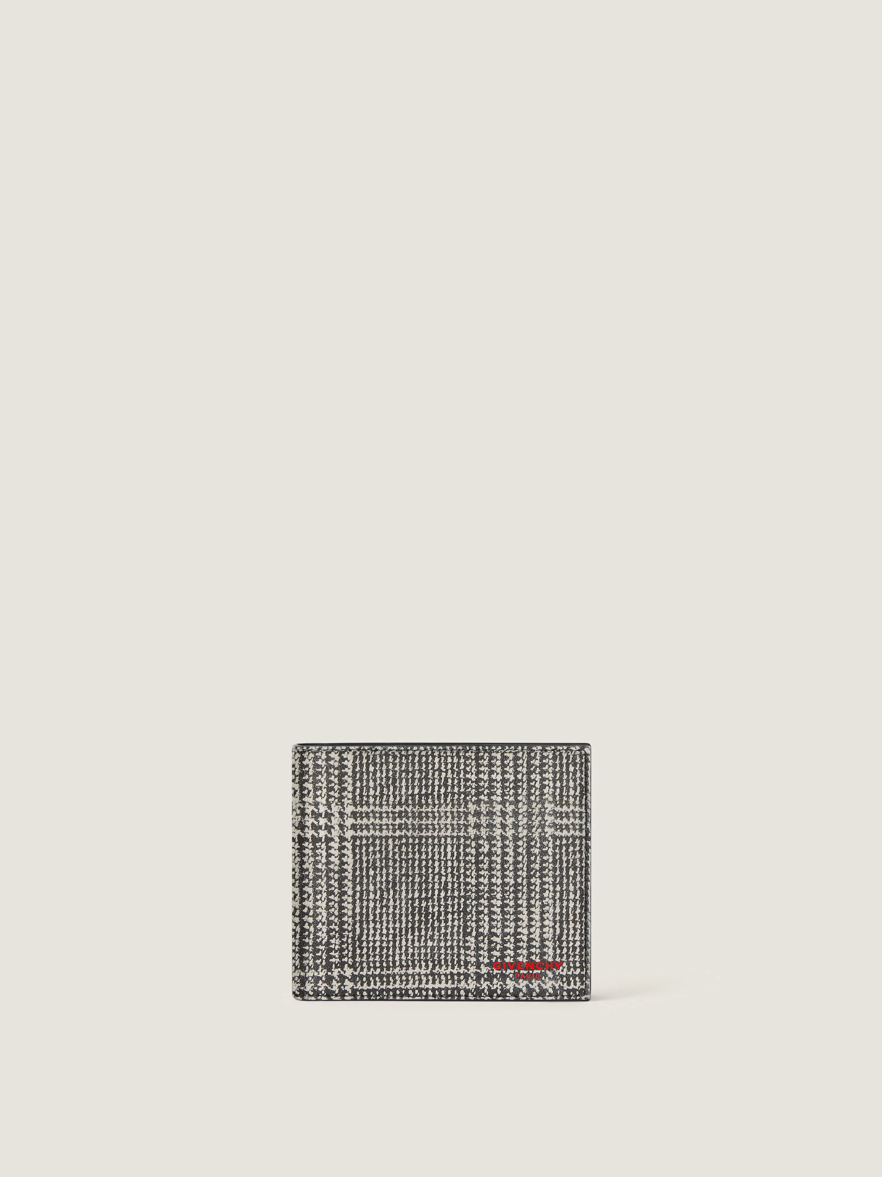 WALLET IN HOUNDSTOOTH EFFECT LEATHER - 1