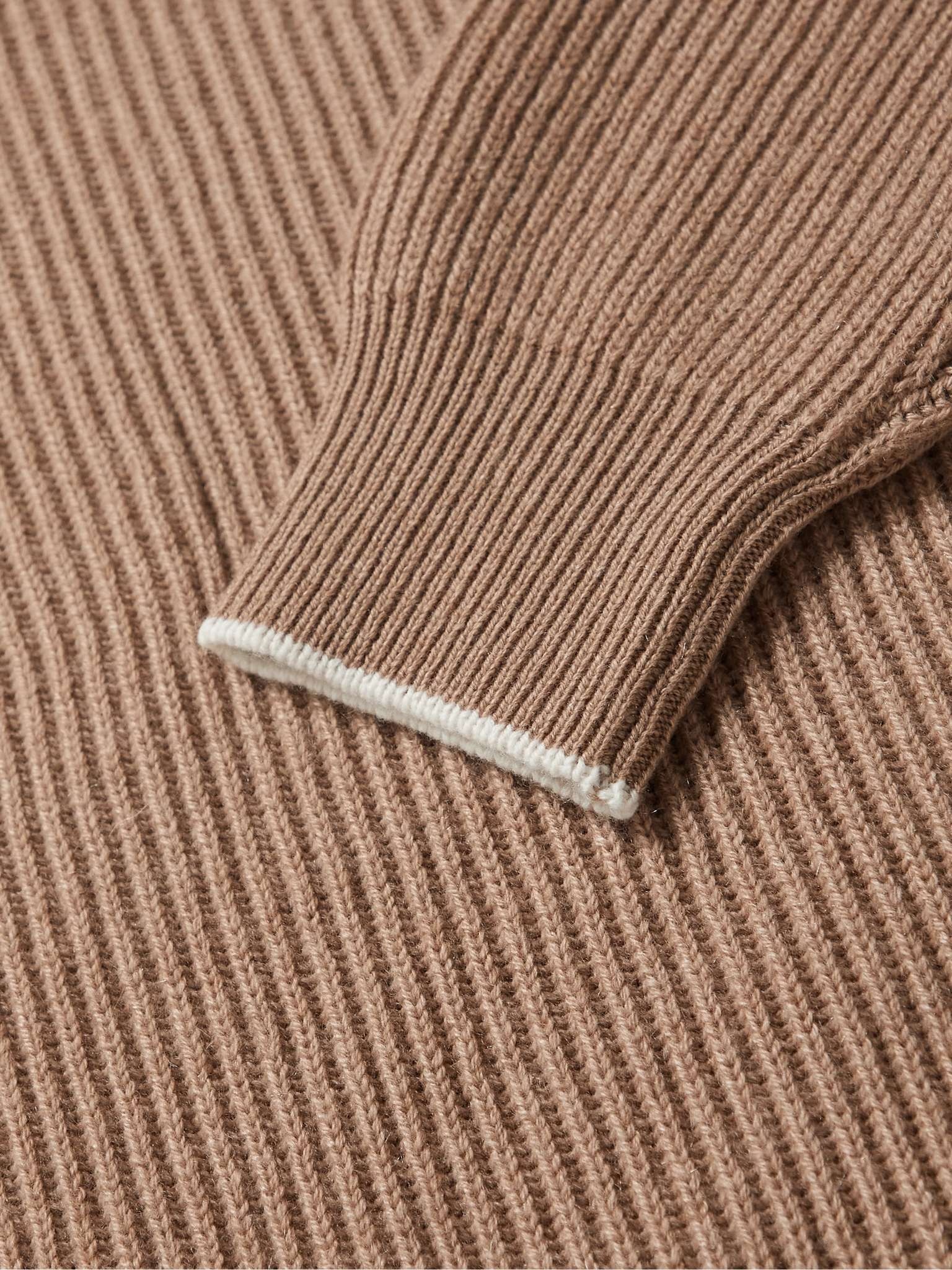 Ribbed Cashmere Hoodie - 3