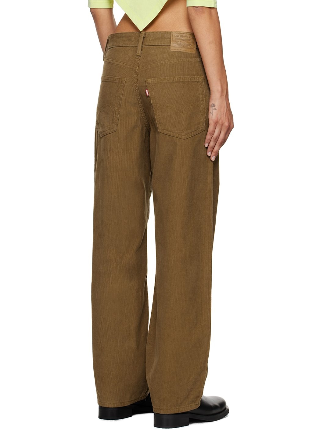 Brown Baggy Dad Jeans - 3