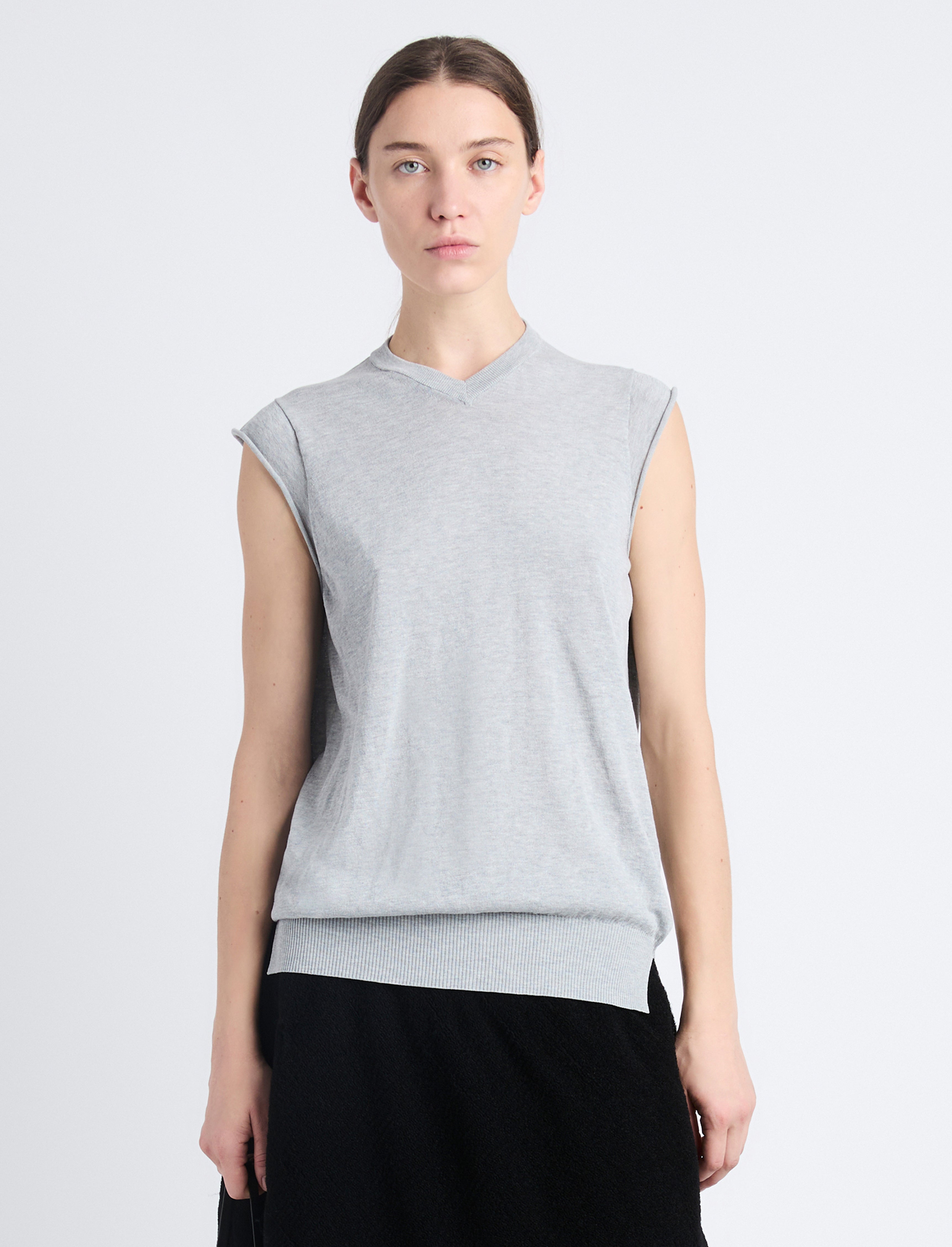 Morgan Sweater in Cotton Silk - 2