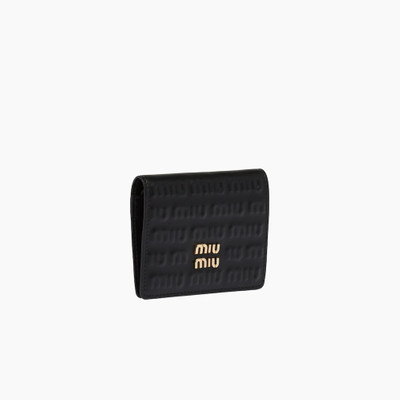 Miu Miu Small leather wallet outlook