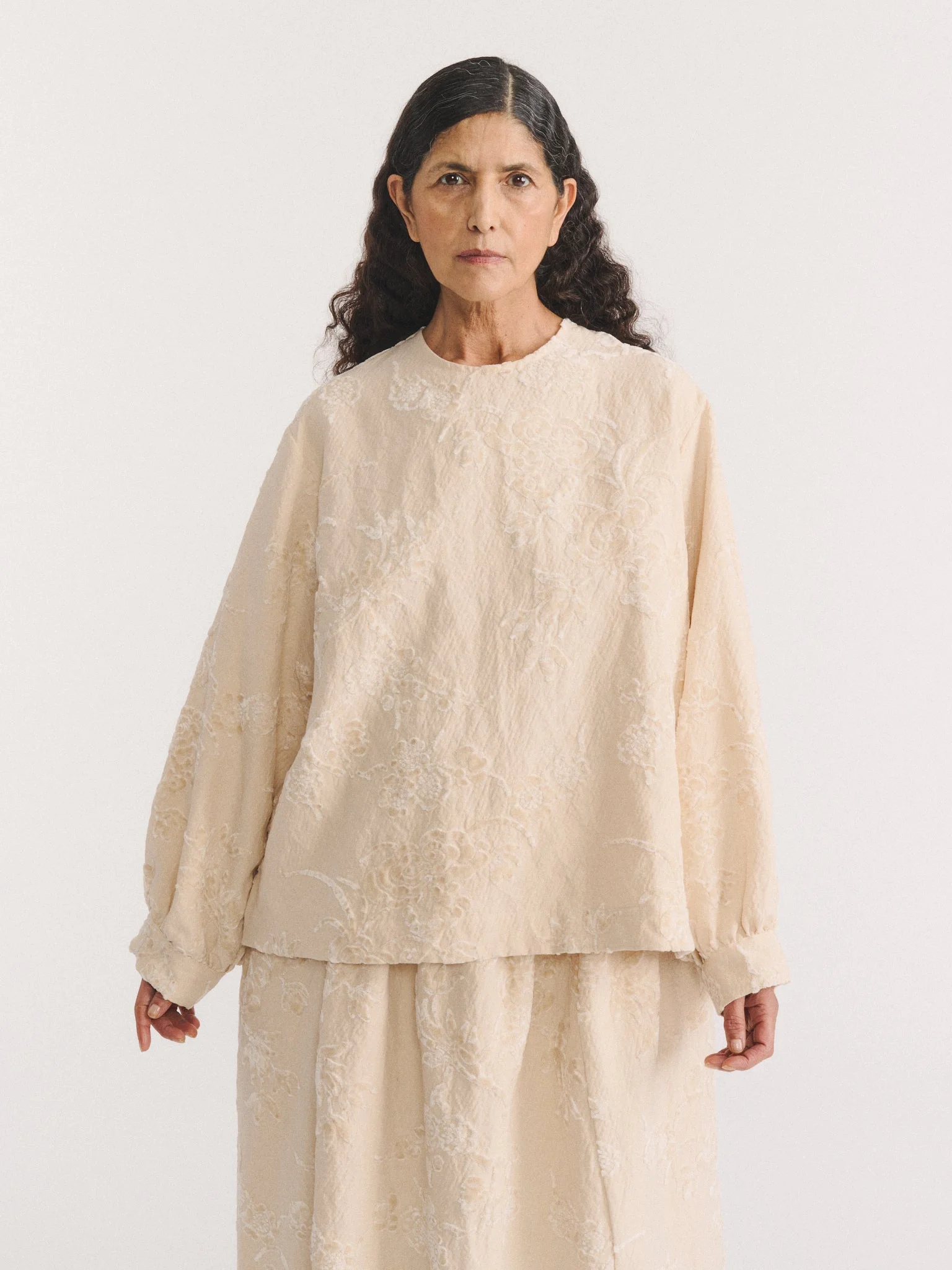 BIGGY TOP - JACQUARD - NATURAL - 1