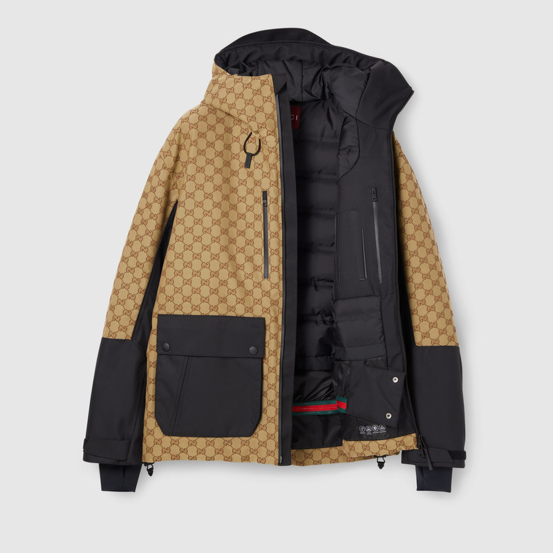 GG technical fabric jacquard jacket 9
