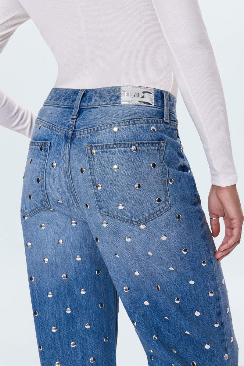 HENDRIX HIGH RISE BAGGY JEAN- CHARMED 4