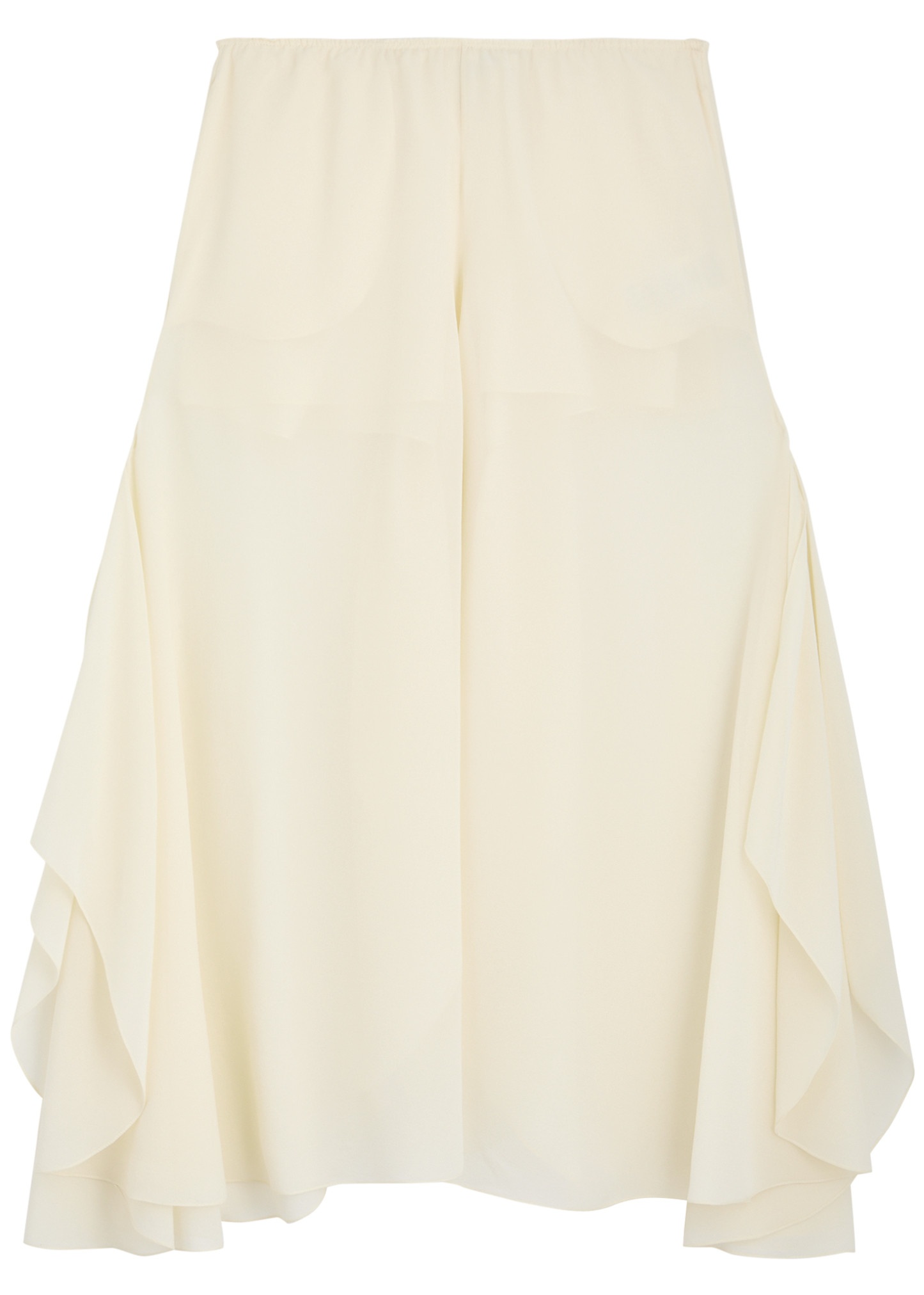 Silk-georgette culottes - 1