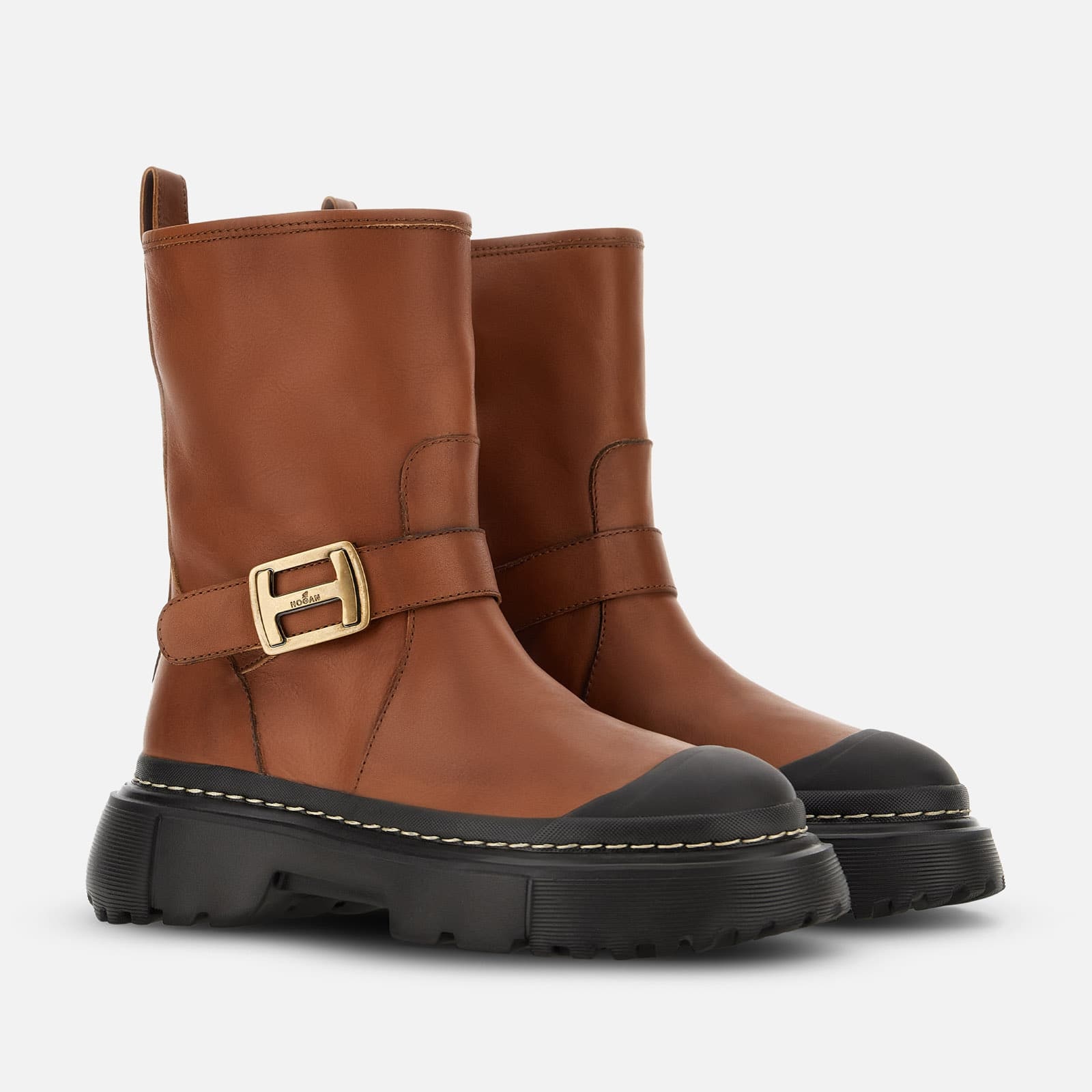 Ankle Boots Hogan H619 Brown - 2
