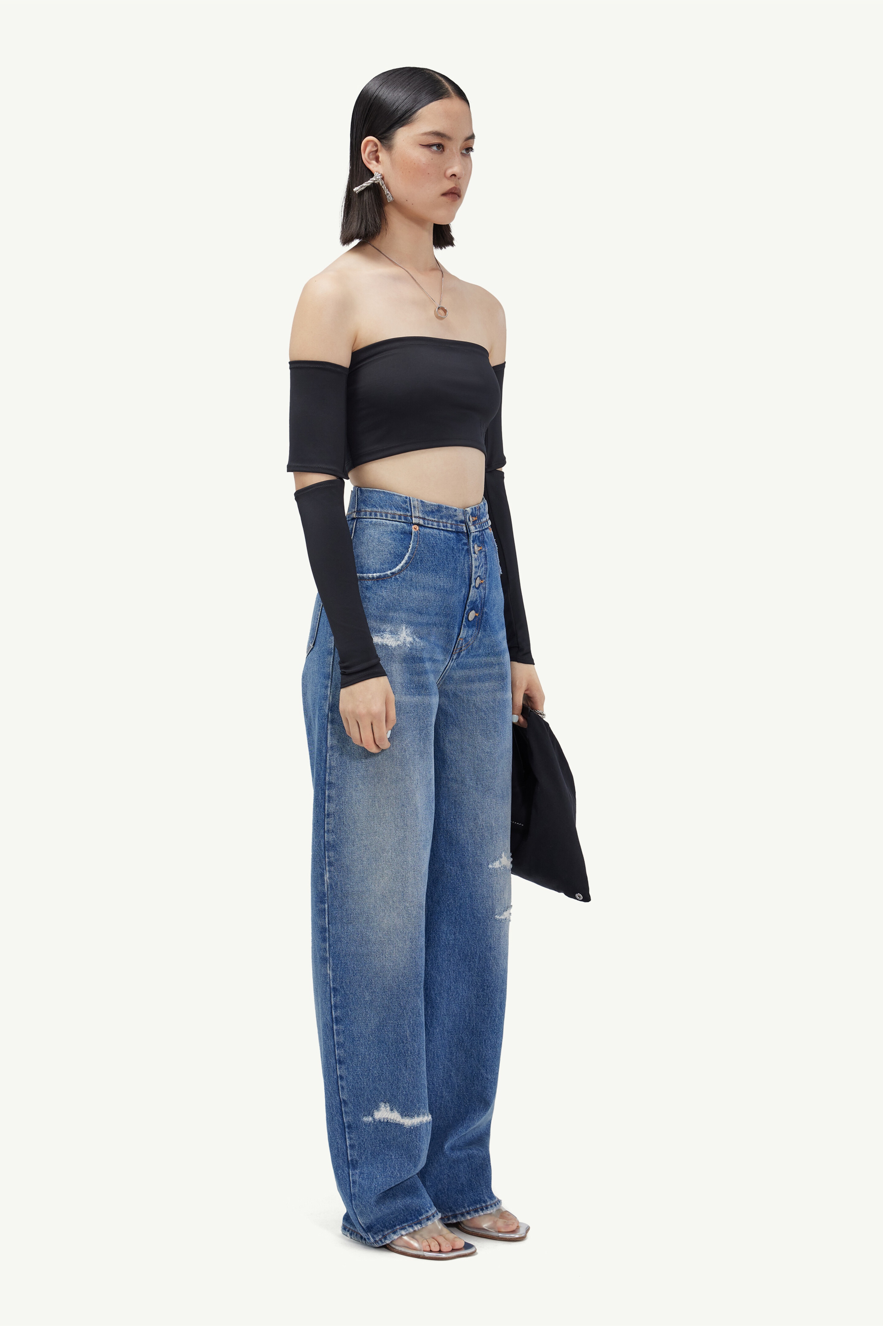 High-waist jeans - 3