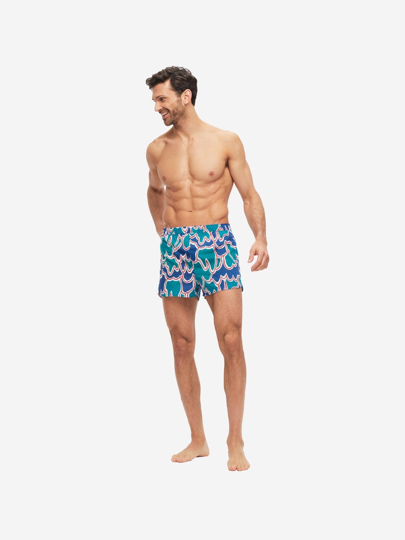 Men's Modern Fit Boxers Ledbury 54 Cotton Batiste Multi - 1