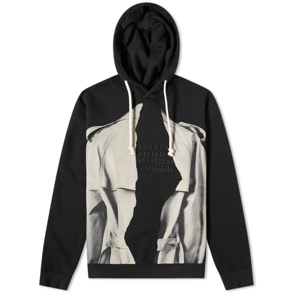 Maison Margiela 10 Overprint Logo Hoody - 1