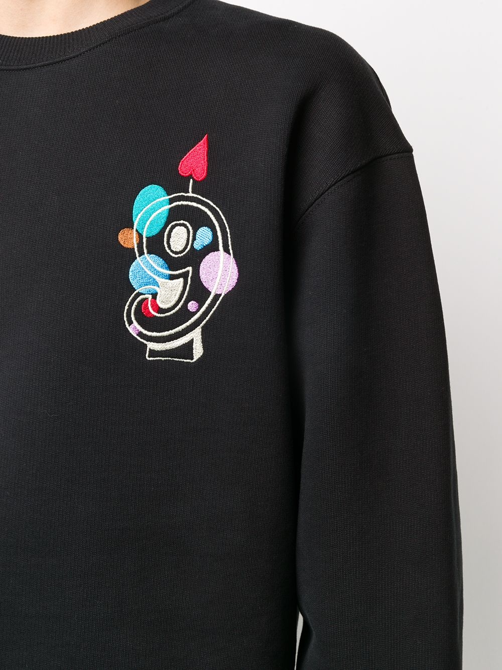 9 embroidery sweatshirt - 5