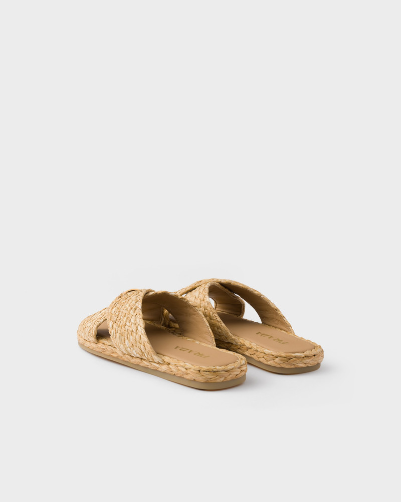 Raffia crisscross slides 4