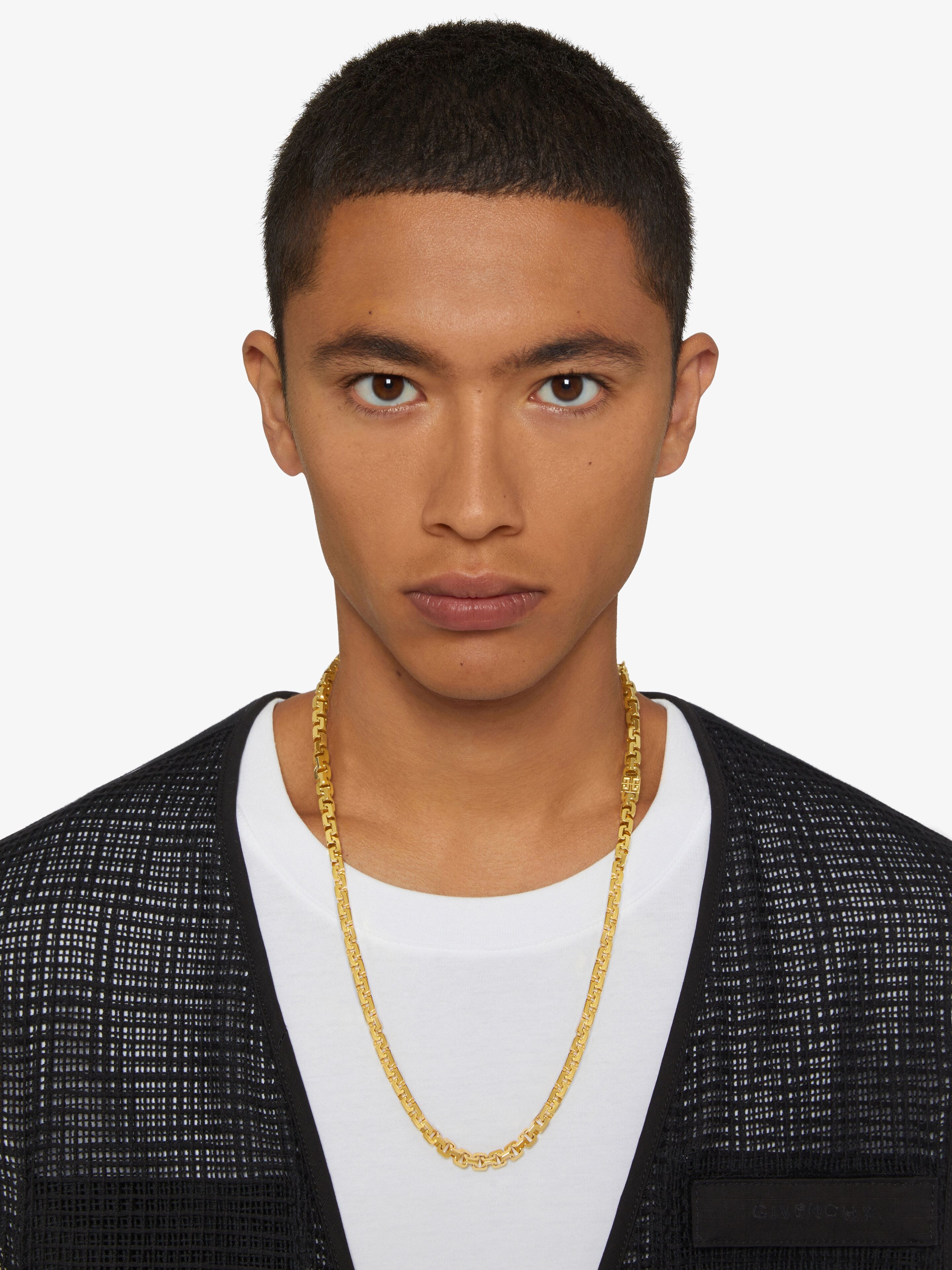4G CHAIN NECKLACE IN METAL - 3