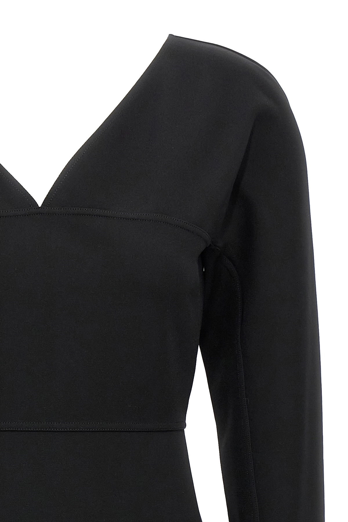 Techno jersey dress - 4