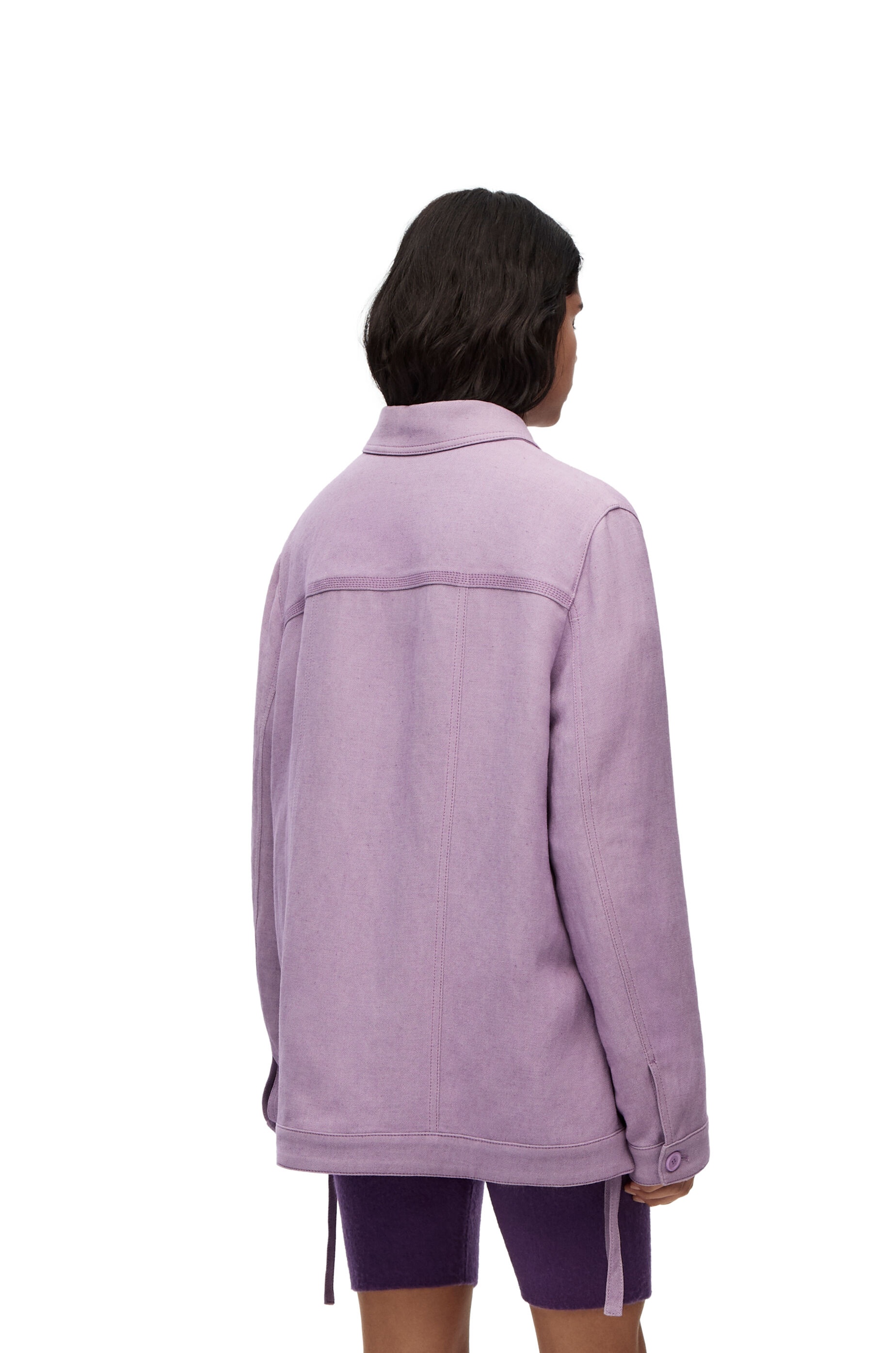 Workwear jacket in linen blend - 4
