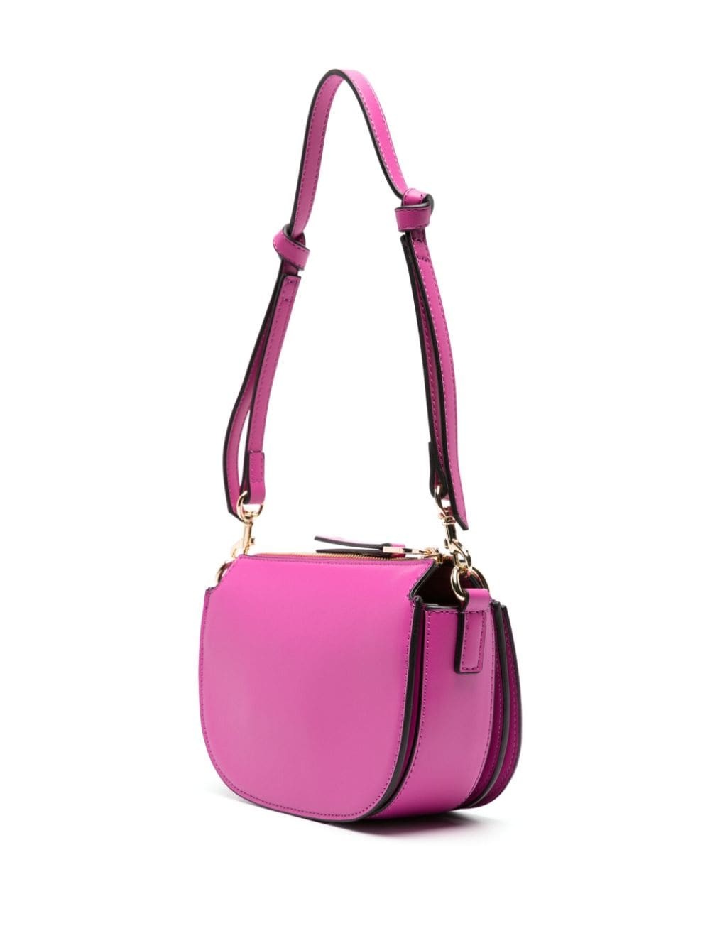 logo-embossed chain-link shoulder bag - 3