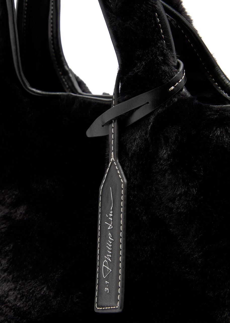 3.1 Phillip Lim Market Mini Faux fur Tote - 3
