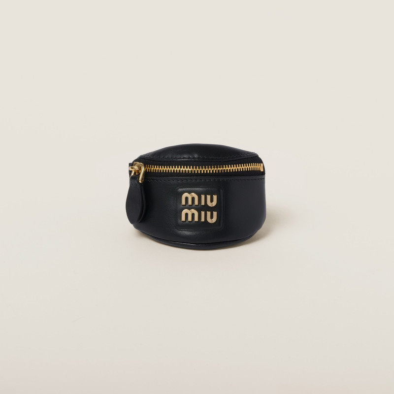 Bracelet with leather mini-pouch 1