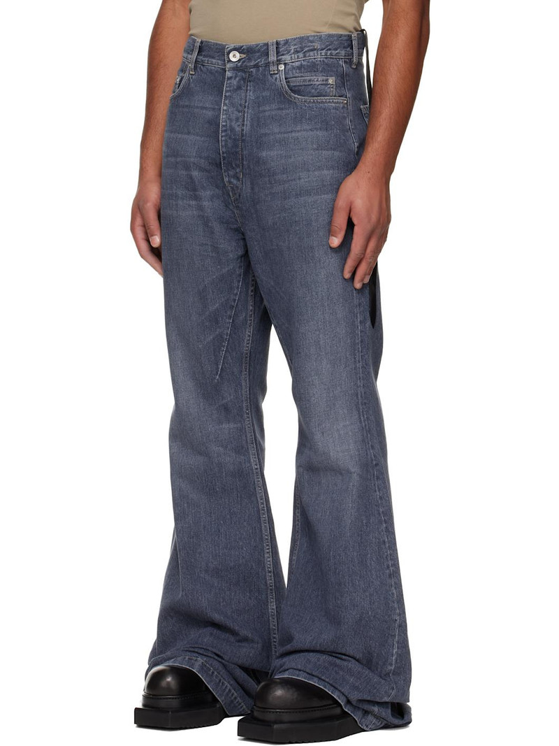 Rick Owens DRKSHDW Blue Concordians Bolan Bootcut Jeans outlook