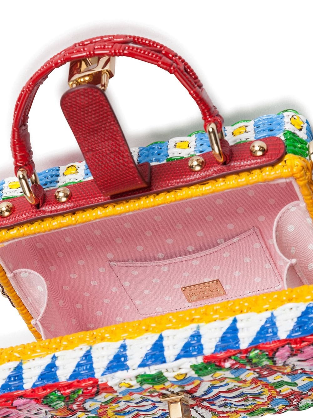 lemon and floral Box bag - 4