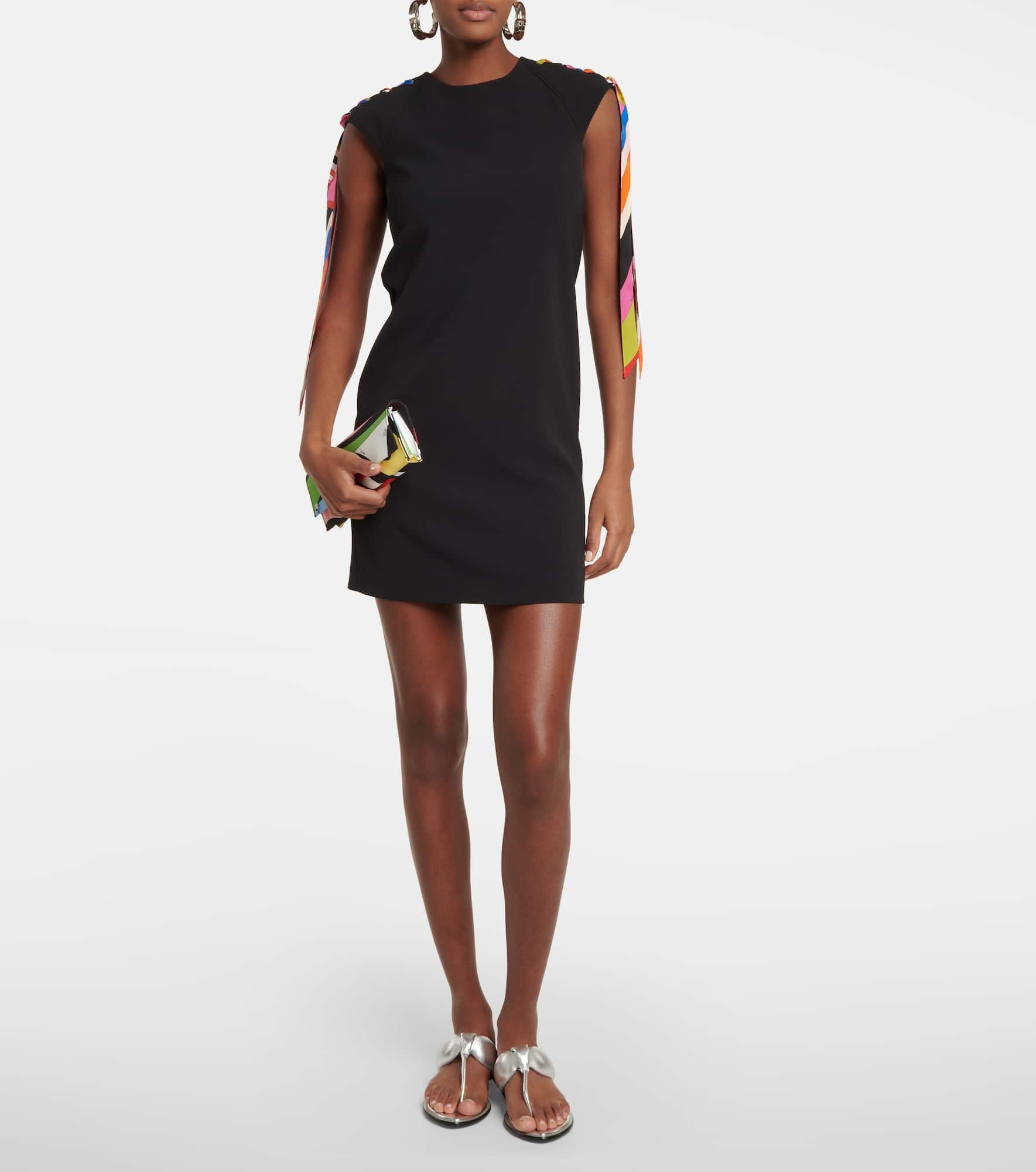 Self-tie minidress - 2