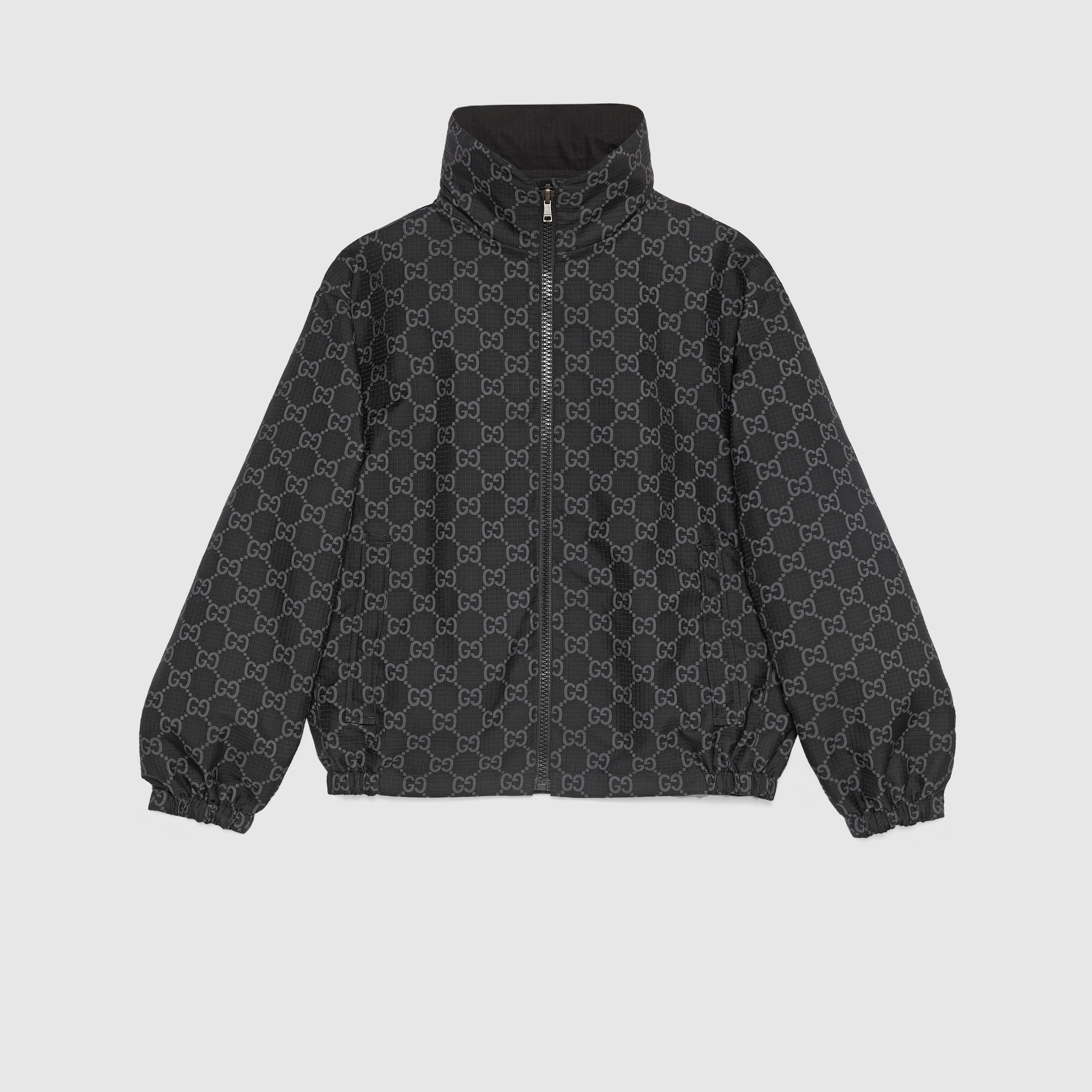 Reversible GG ripstop nylon jacket - 9
