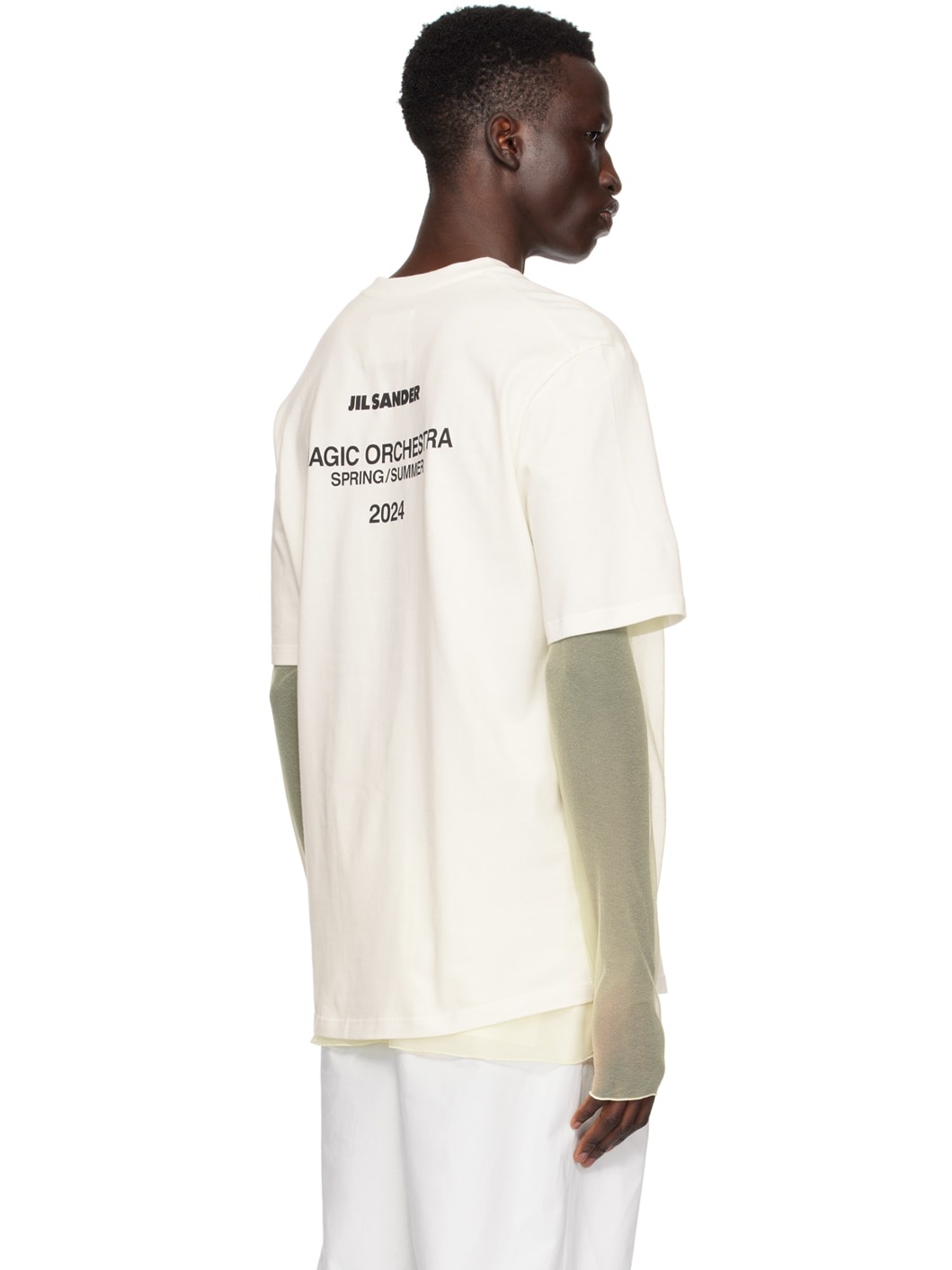 Off-White Layered Long Sleeve T-Shirt - 3