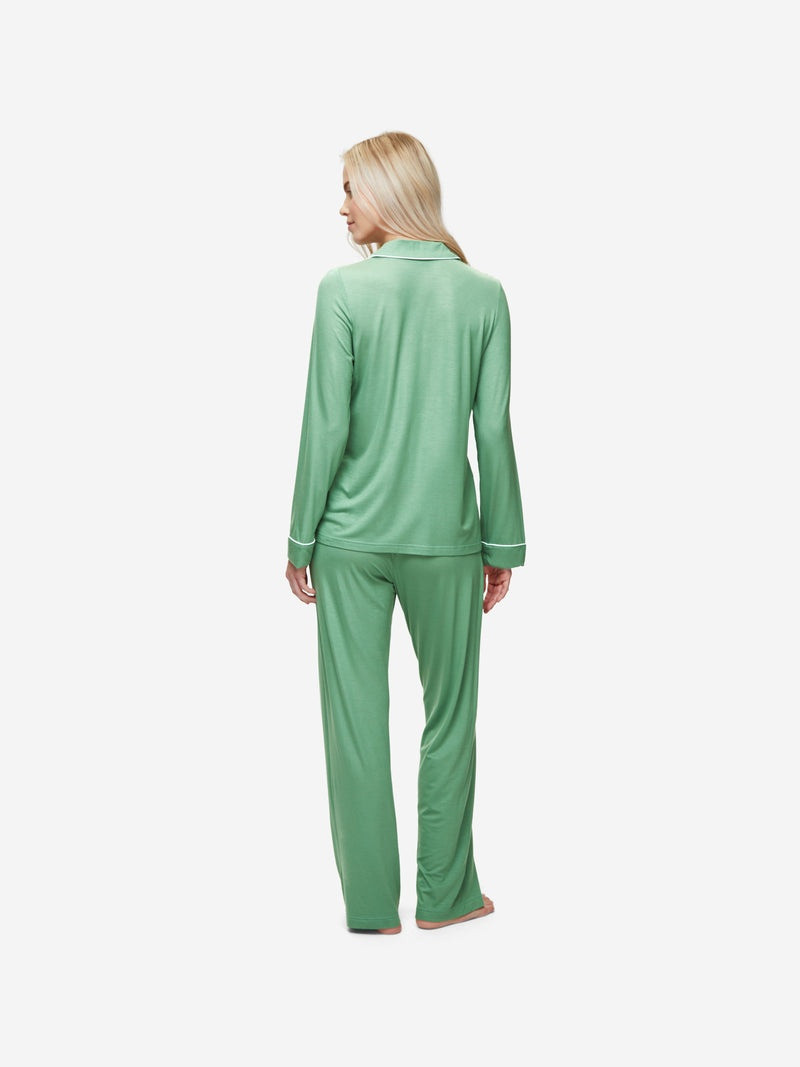 Women's Pyjamas Lara Micro Modal Stretch Sage Green 4
