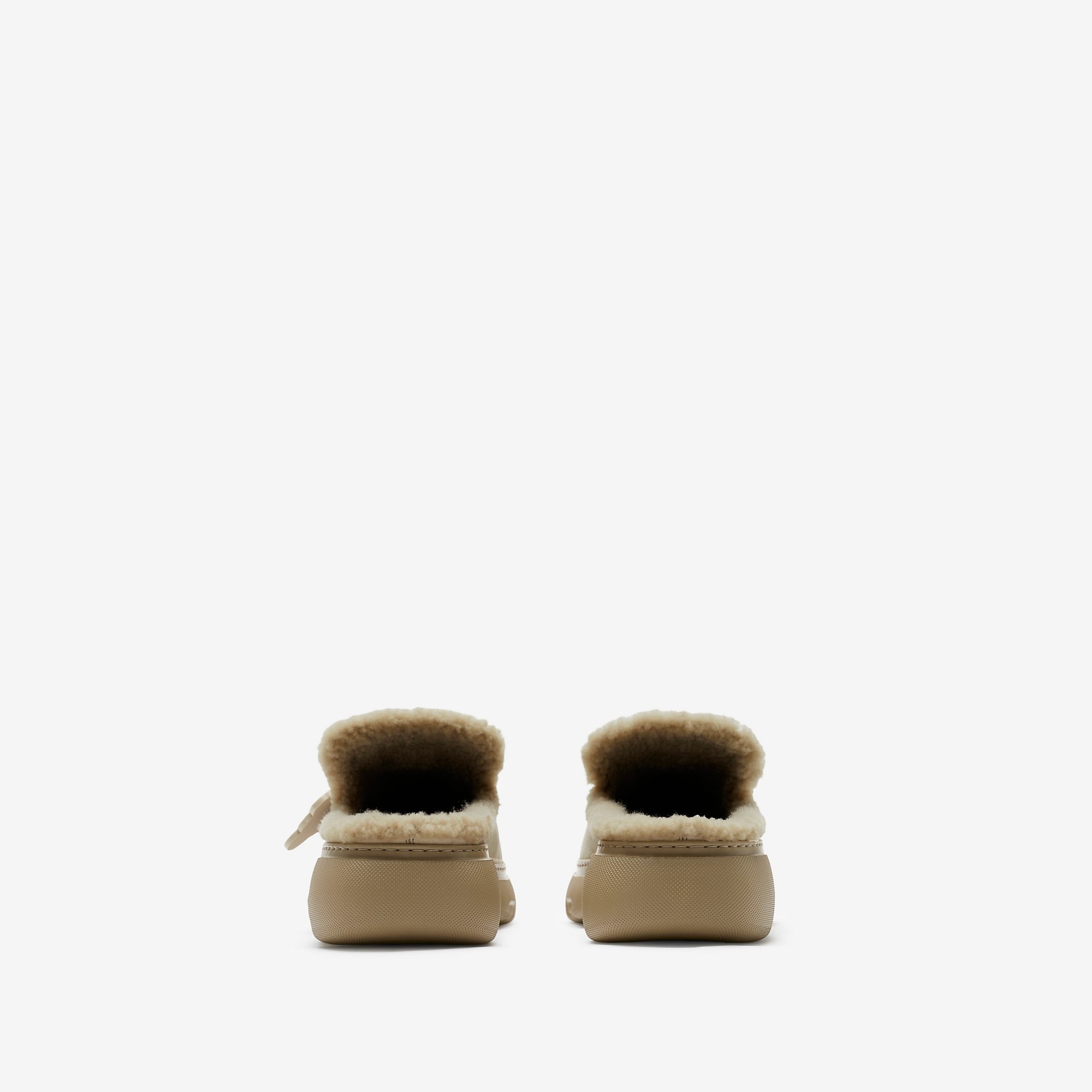 Suede and Shearling Stony Mules - 4