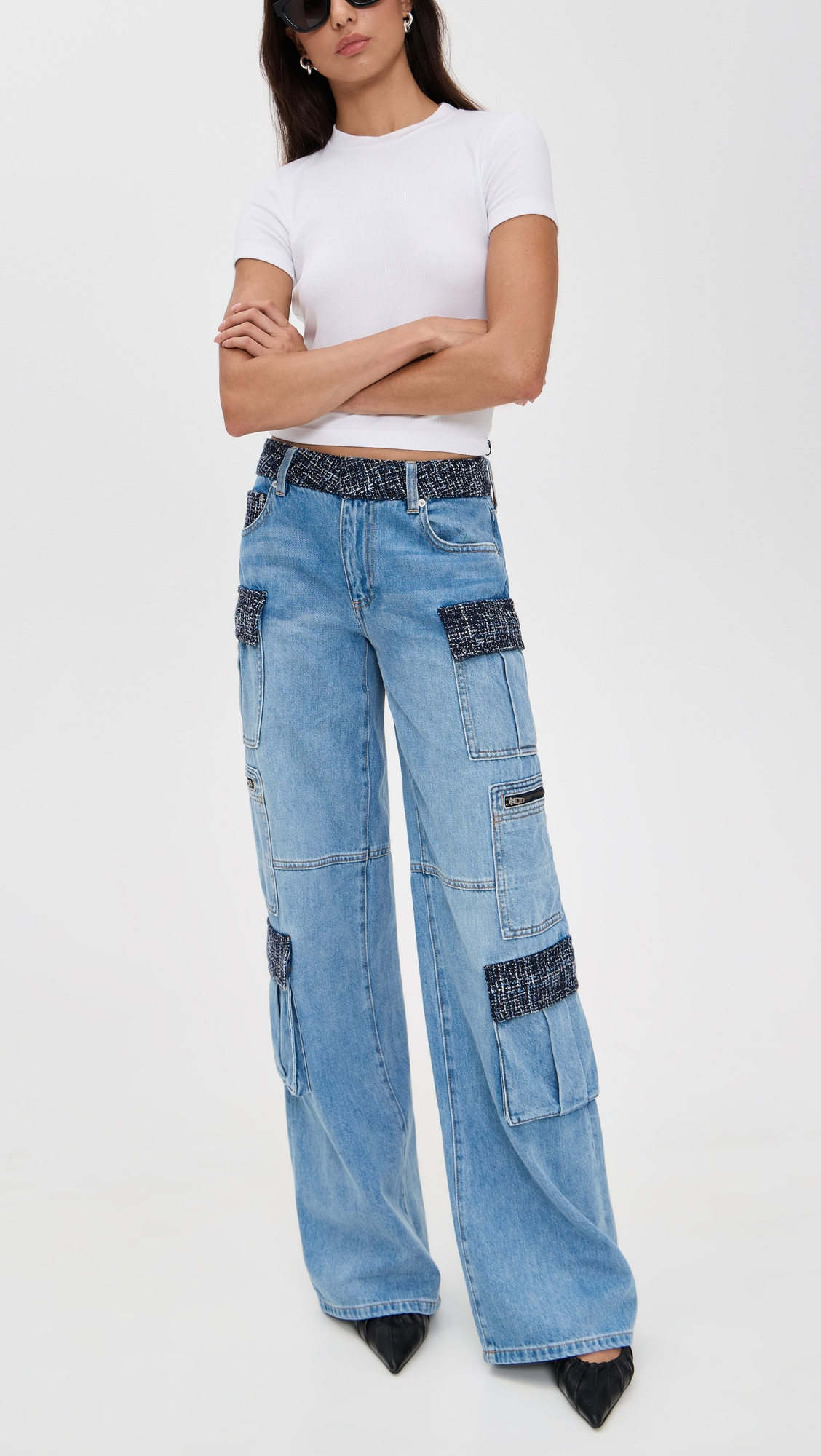 Cay Baggy Denim Cargo Jeans - 4