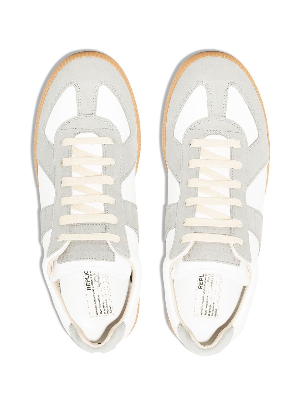 Maison Margiela Women Replica Leather Sneakers - 4