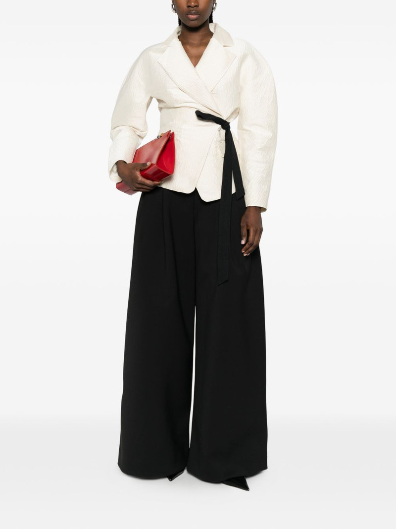 JACQUEMUS The Souro high-waisted pleated trousers outlook