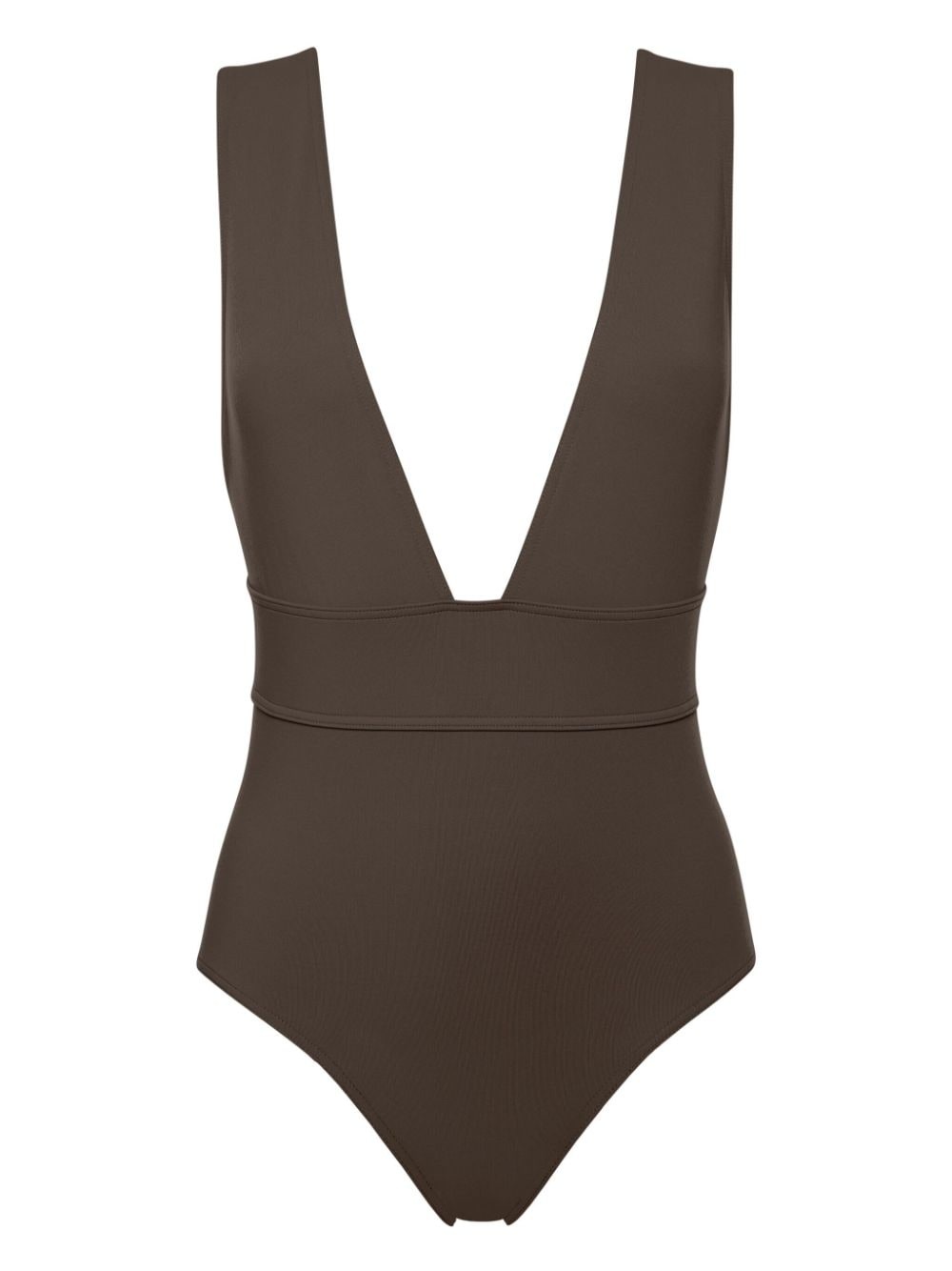 Pigment V-neck swimsuit - 1