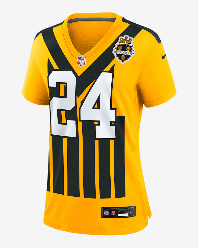 Joey Porter Jr. Pittsburgh Steelers Women’s Nike NFL Game Jersey 1