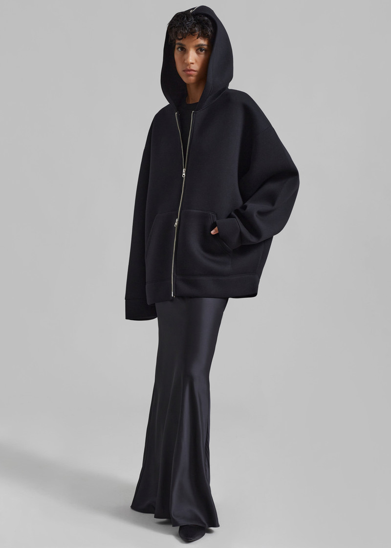 Denton Oversized Hoodie - Black 1