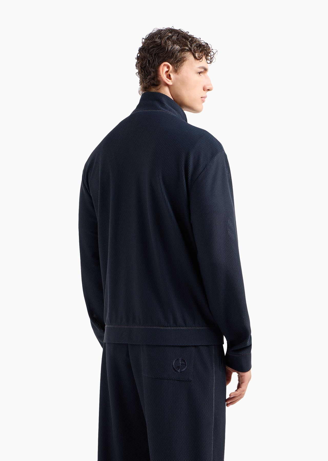 Stretch jersey blouson - 4