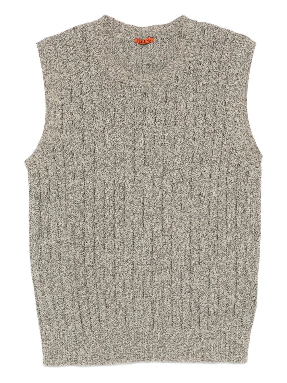 cable-knit vest - 1