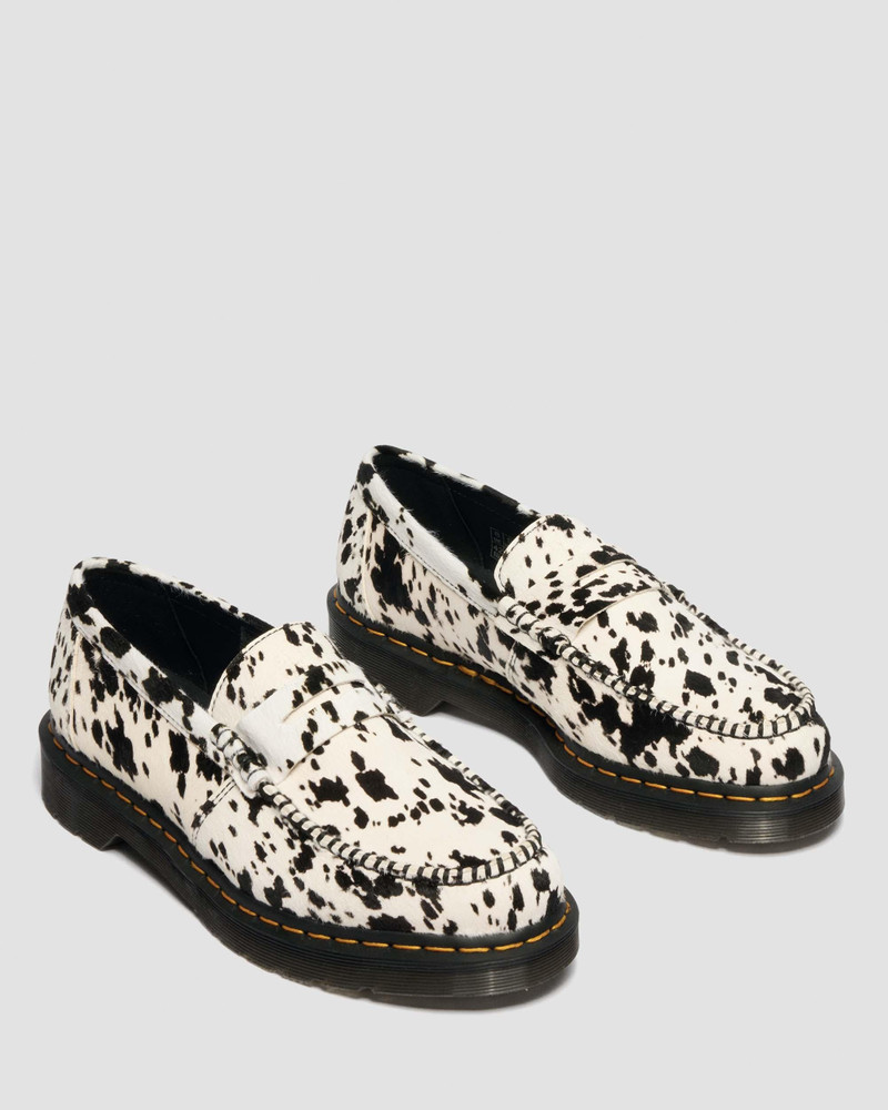 Penton Dalmatian Hair On Leather Loafers 8