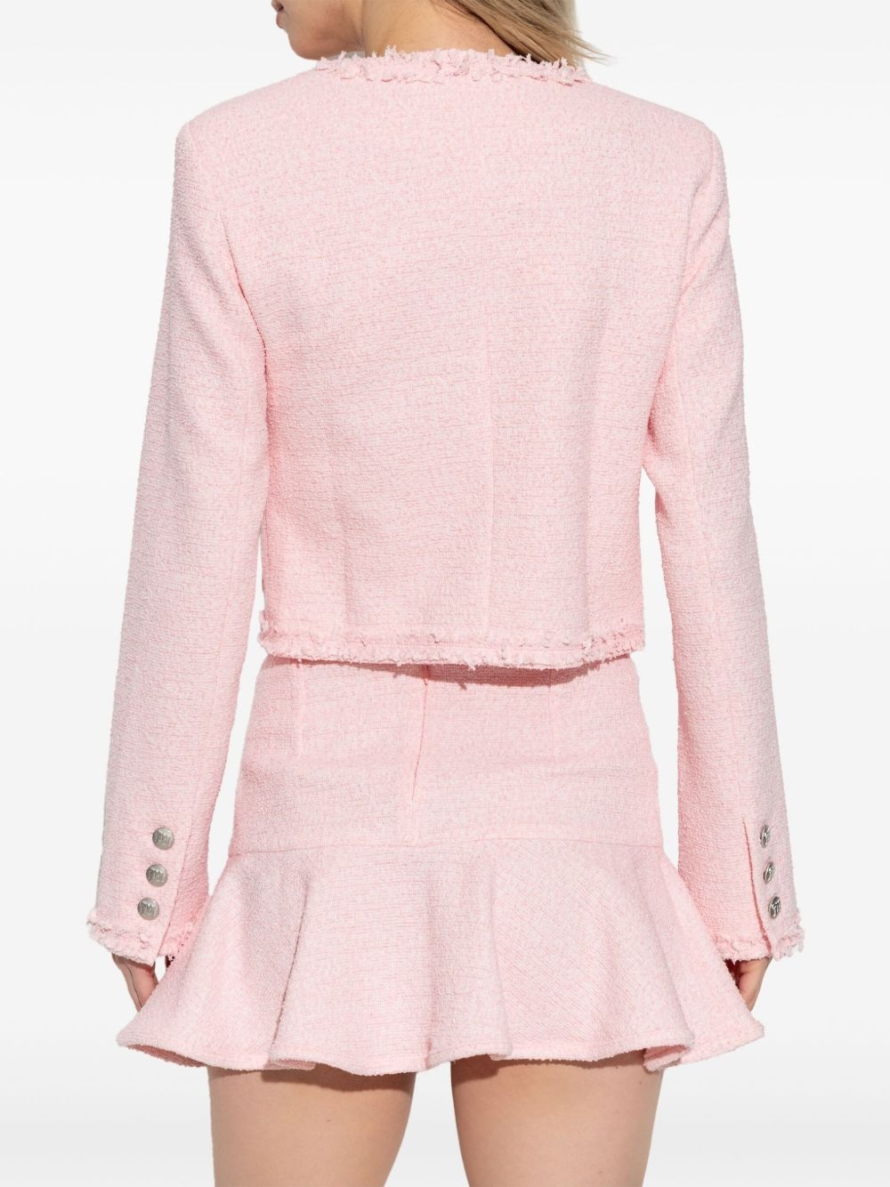 frayed-detailing jacket - 4