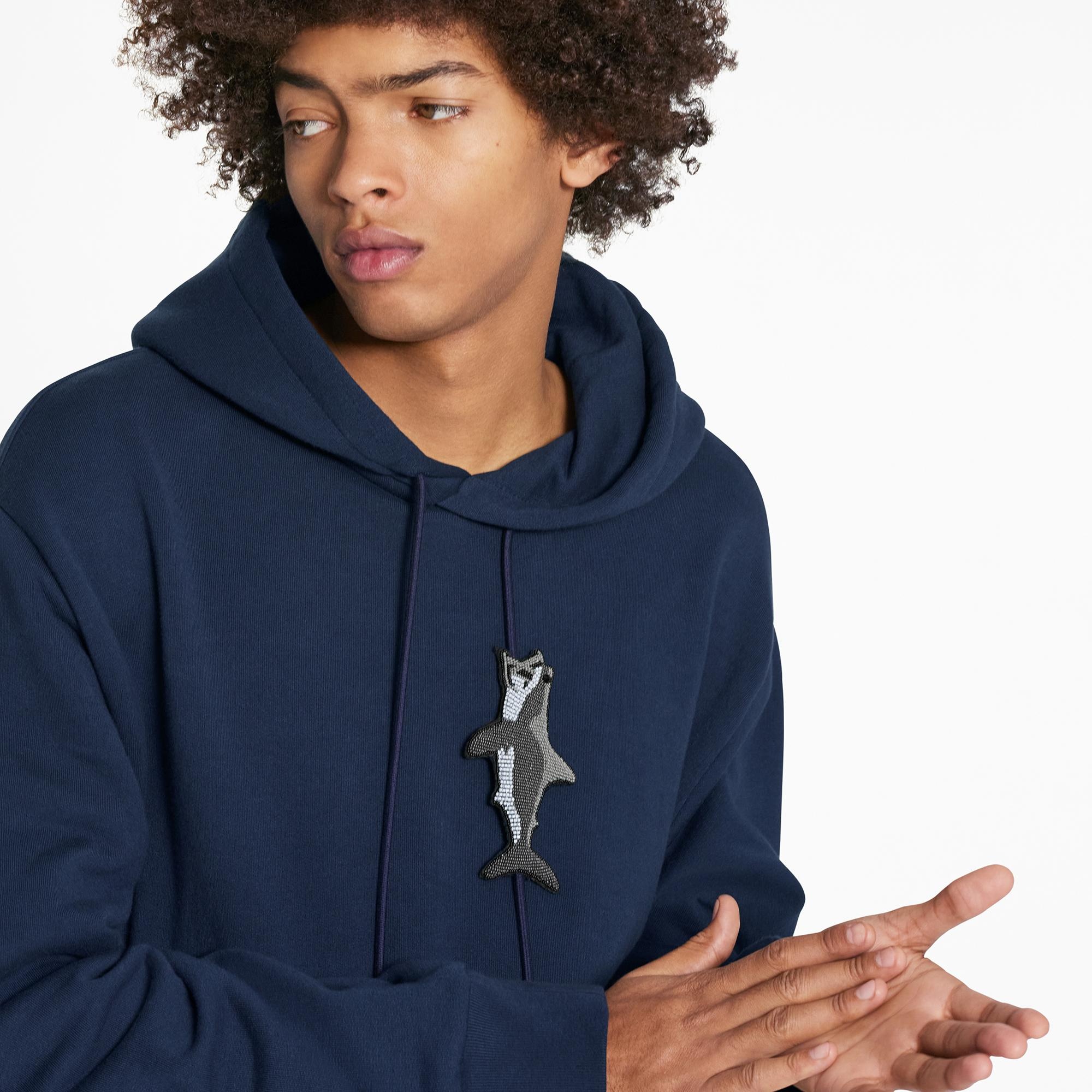 Hoodie with Bead Shark - 5