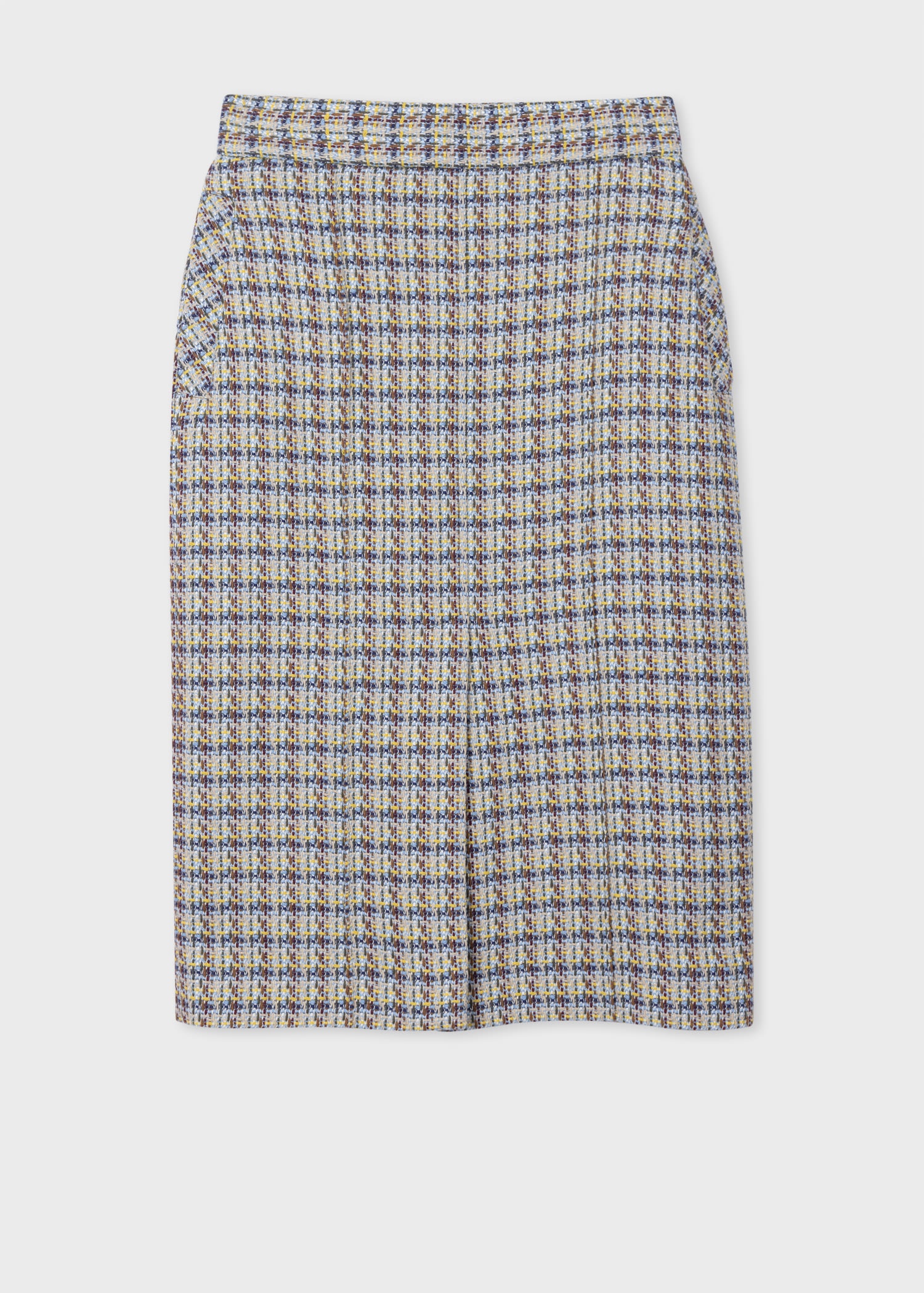 Tweed Knee-Length Skirt - 1