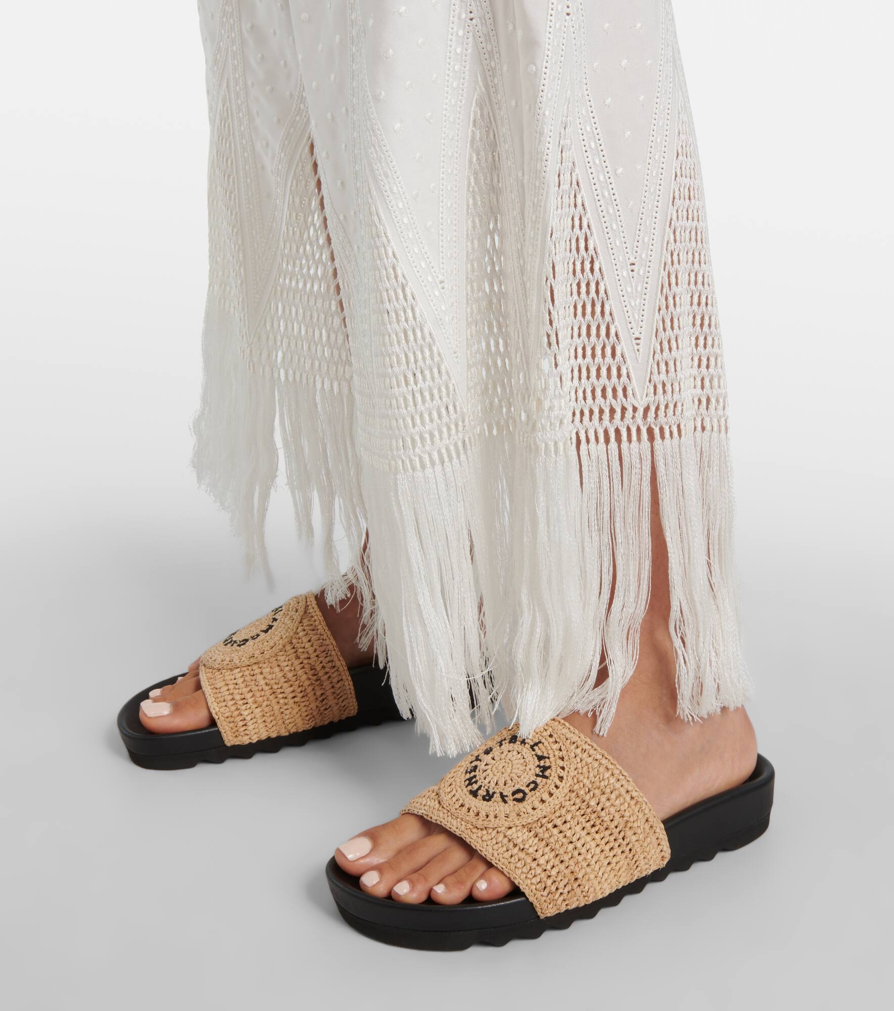 Elyse logo raffia slides - 4