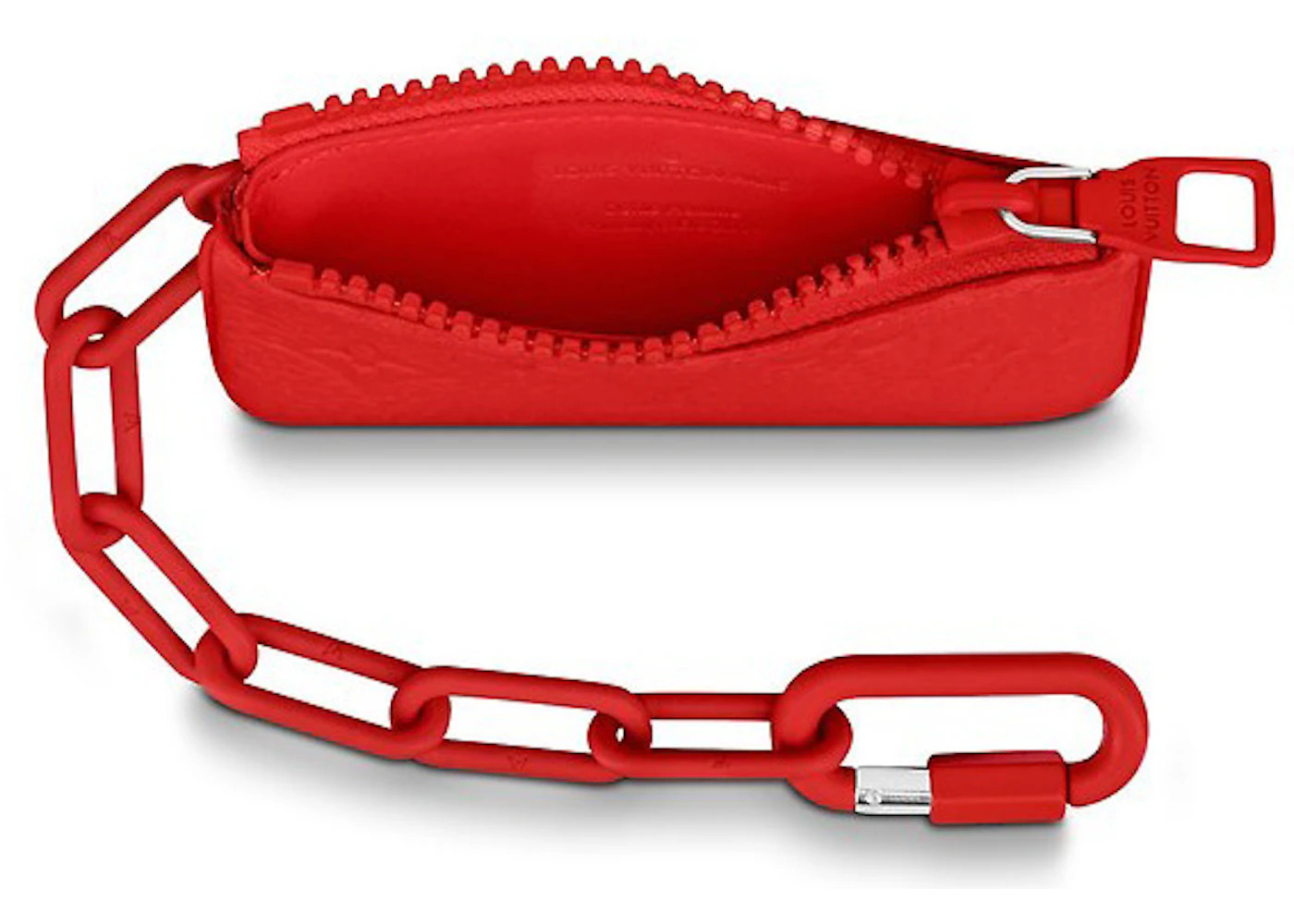 Louis Vuitton Pochette Cle Monogram Red - 3