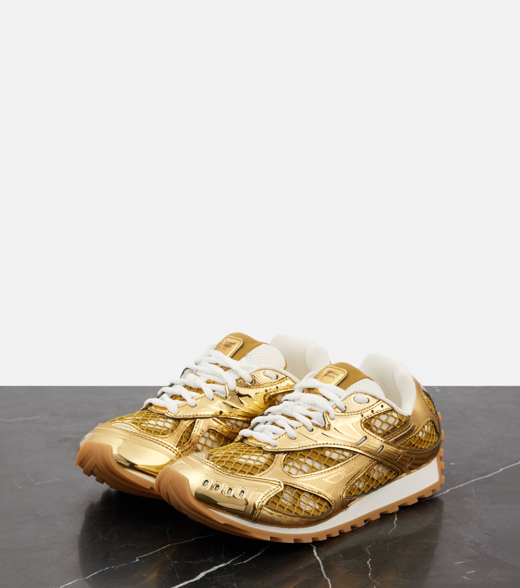 Orbit metallic-effect sneakers - 4
