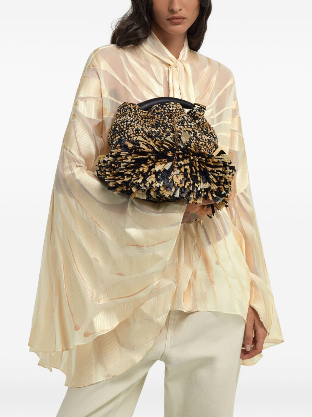 fringed shoulder bag - 2